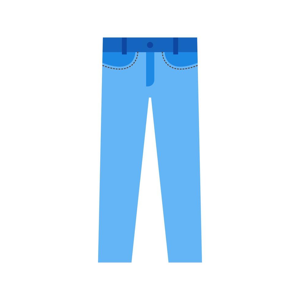 Pants Flat Color Icon vector