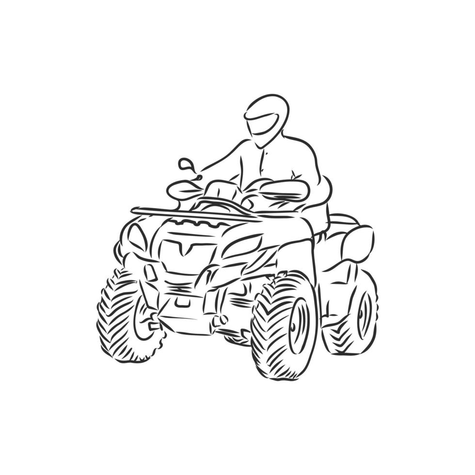 atv vector sketch