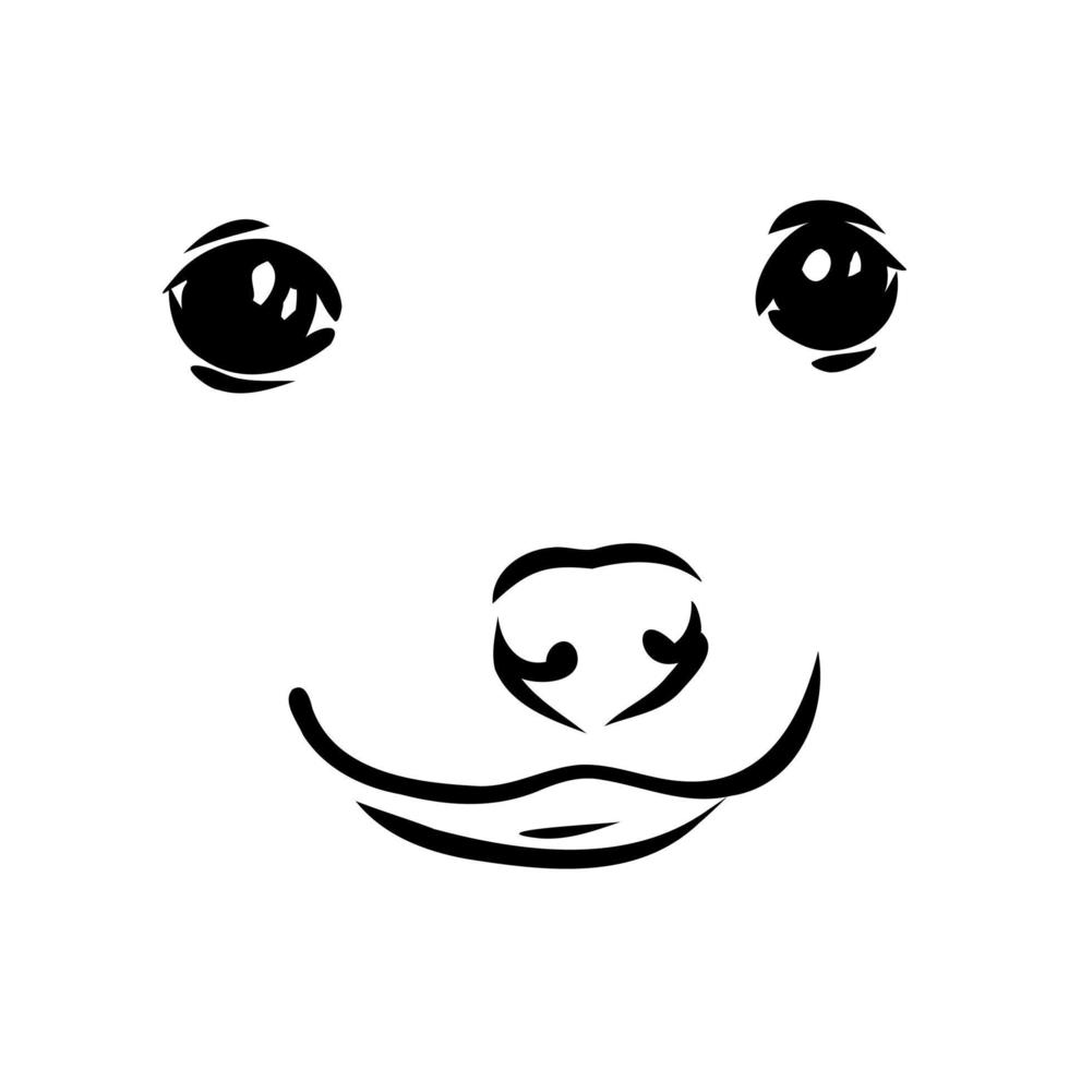toy terrier vector sketch