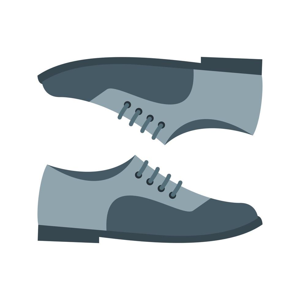 Pair of Shoes Flat Color Icon vector