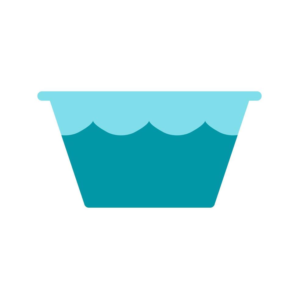 Water in Container Flat Color Icon vector