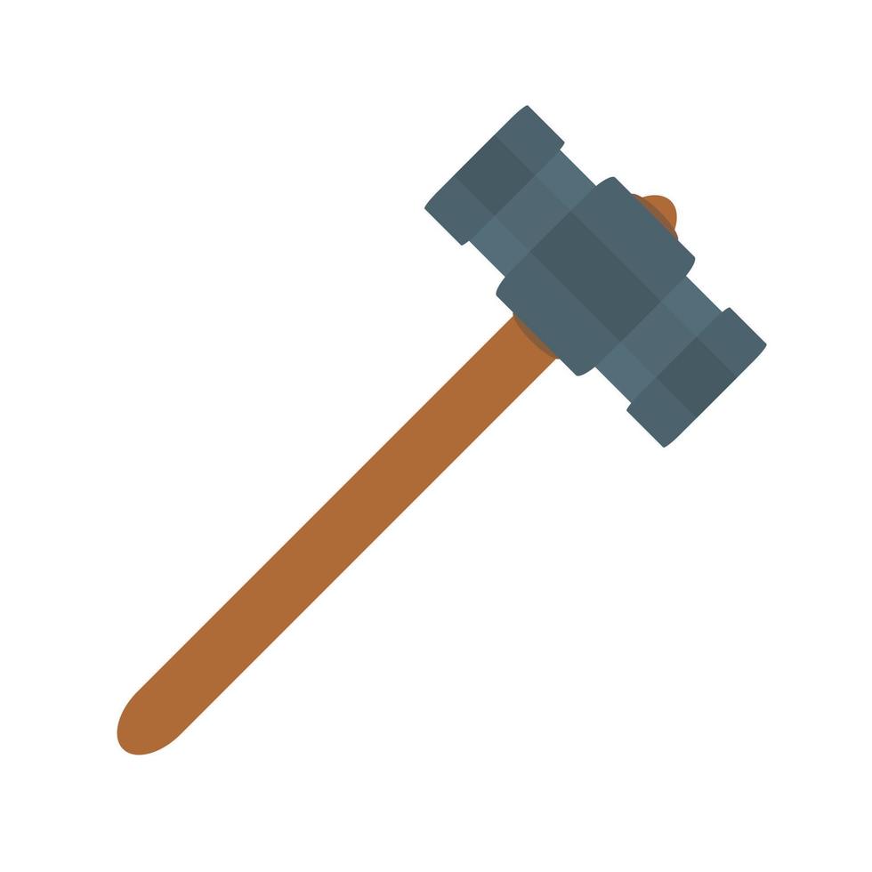 Sledgehammer Flat Color Icon vector