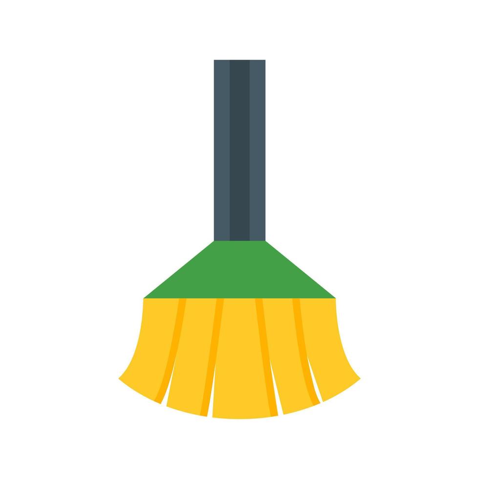 Broom Flat Color Icon vector