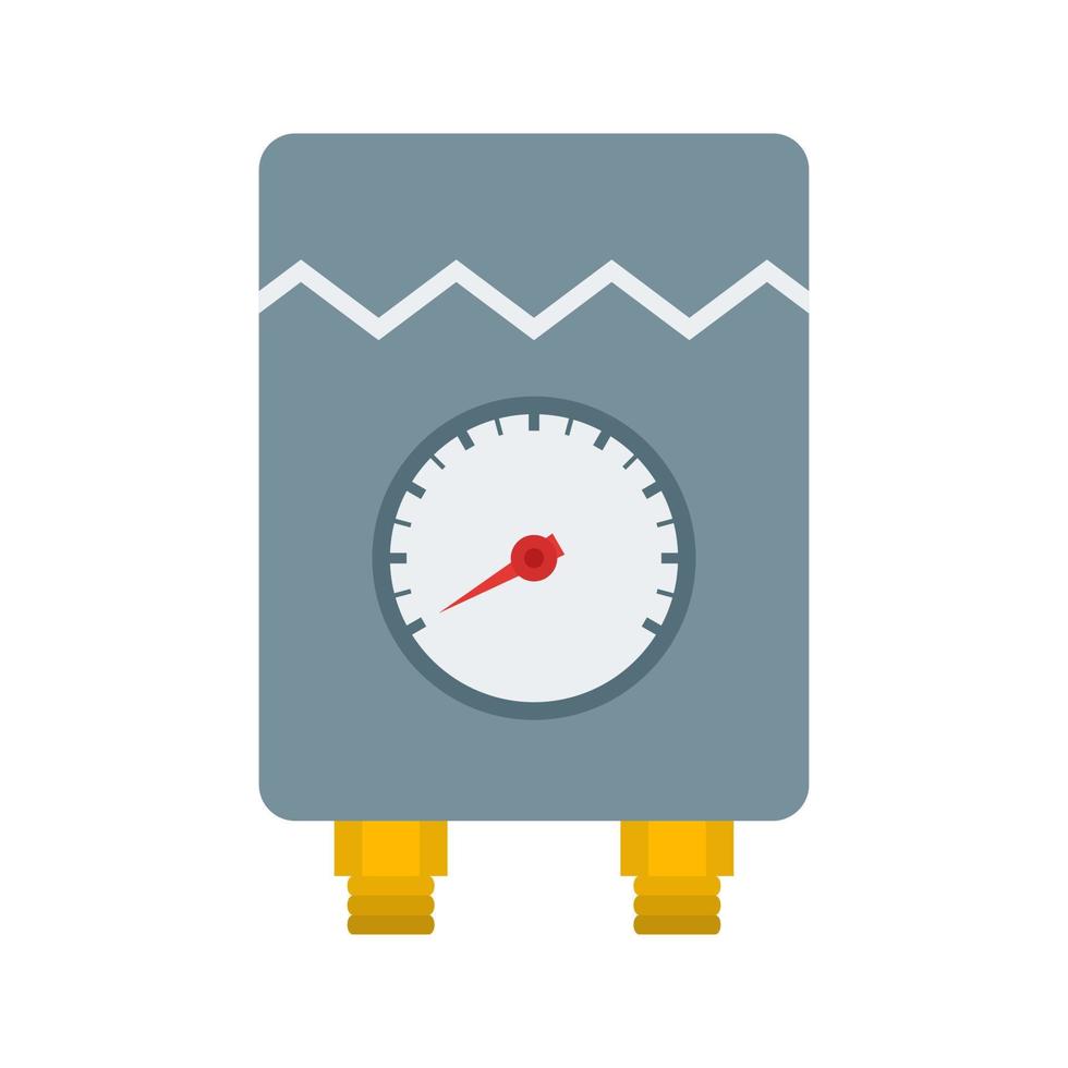 Water Heater Flat Color Icon vector