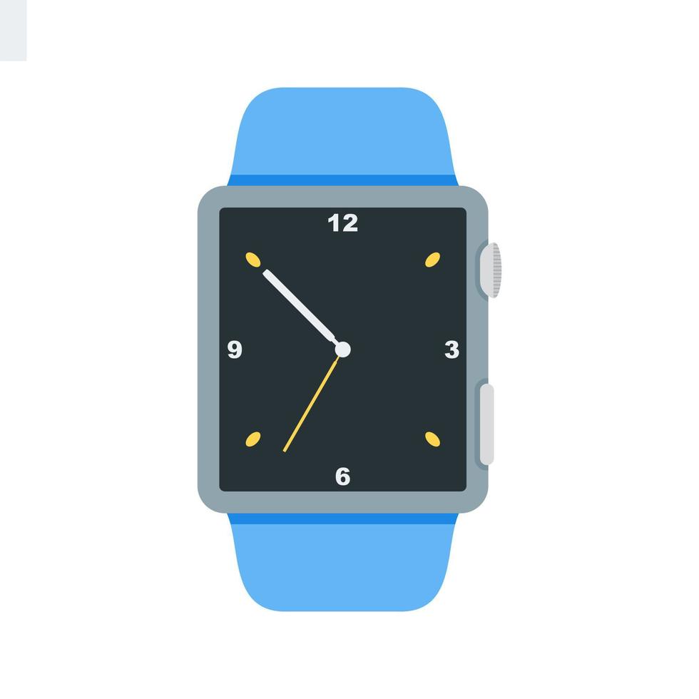 Clock App Flat Color Icon vector