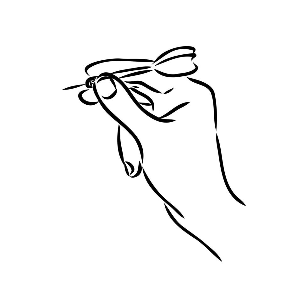 darts vector sketch