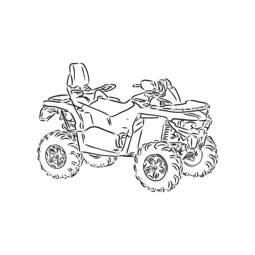 atv vector sketch