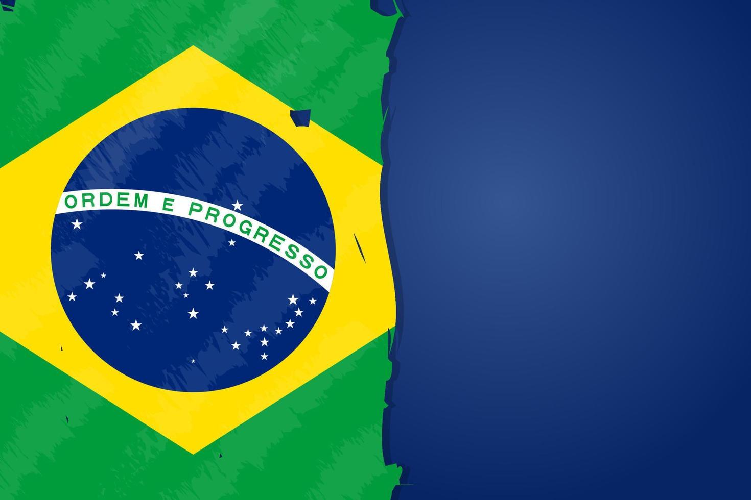 fondo de banner de brasil con área de espacio de copia. adecuado para colocar y en el contenido con que ellos. vector