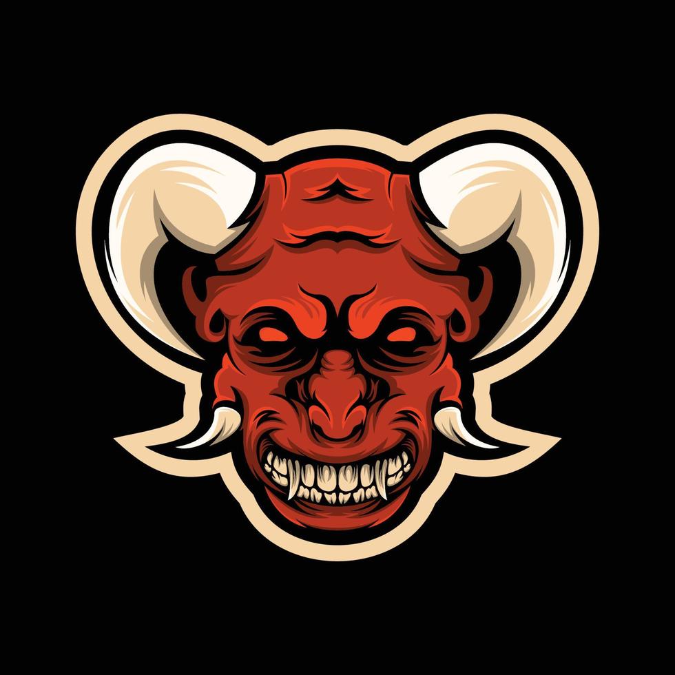 Devil Mascot Logo vector