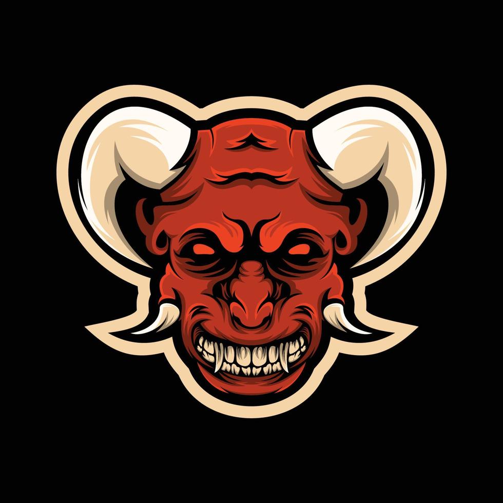 Devil Mascot Logo vector