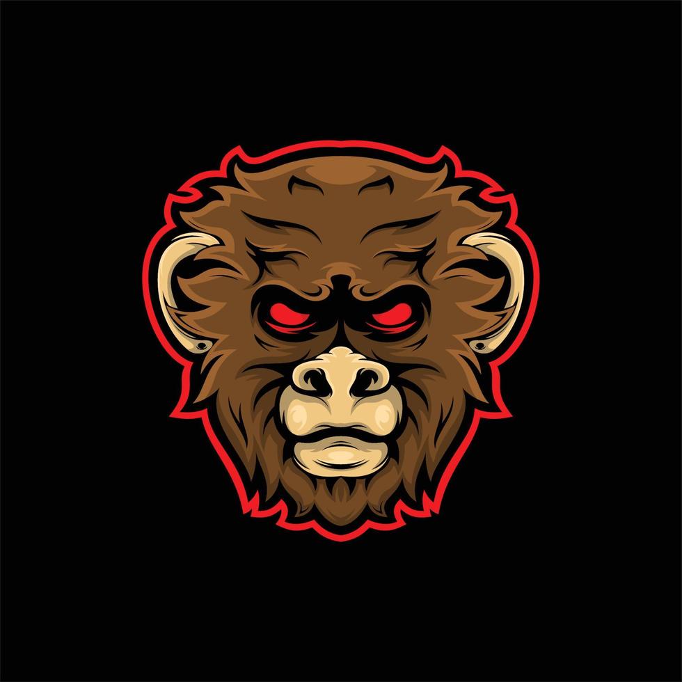 Monkey Mascot Logo vector