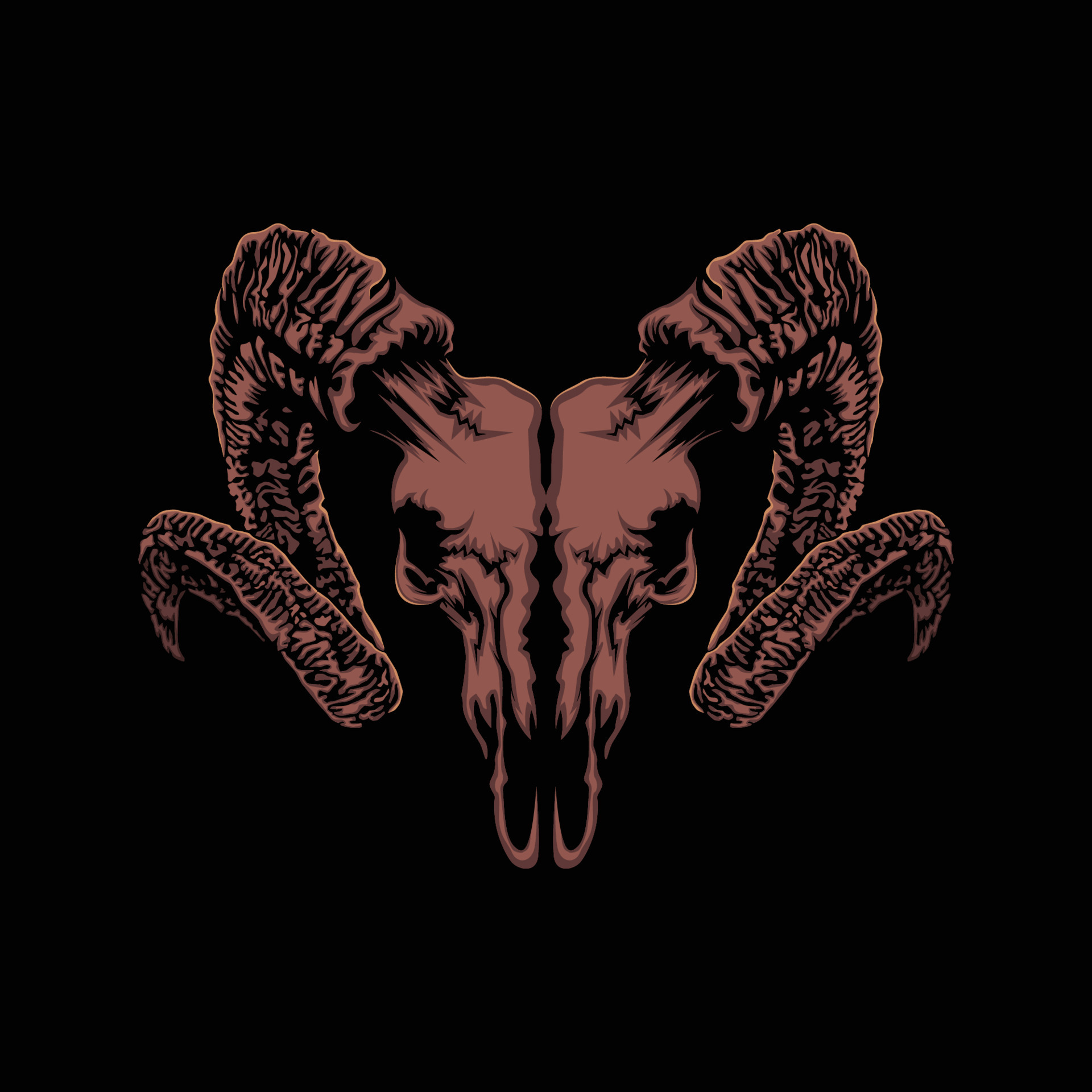 Goat Skull Mascot Logo 7315617 Vector Art at Vecteezy