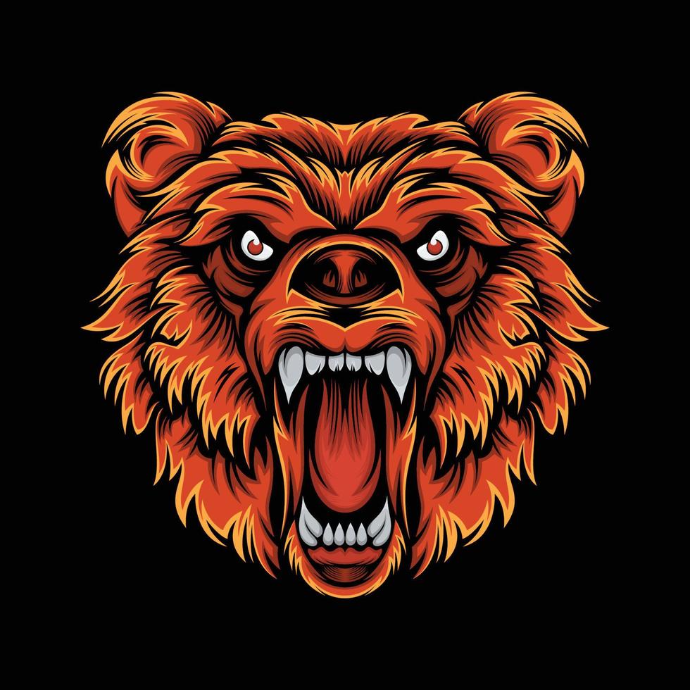 Bear Mascot Logo vector