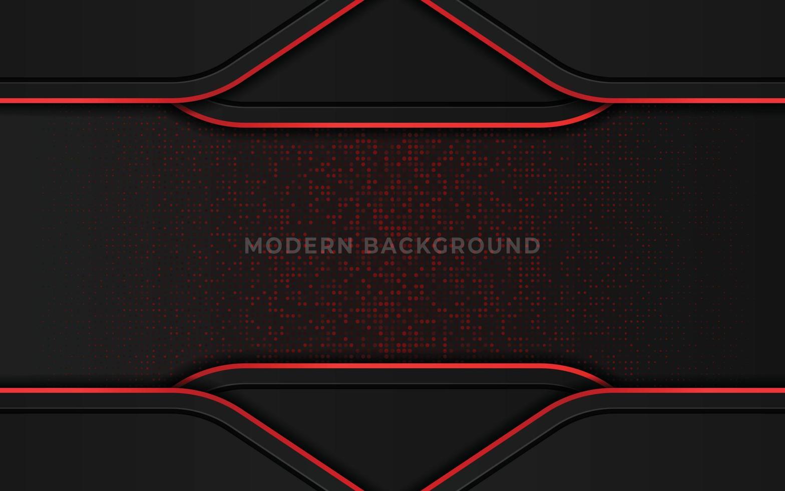 Elegant dark luxury background with red shiny and glitter element vector