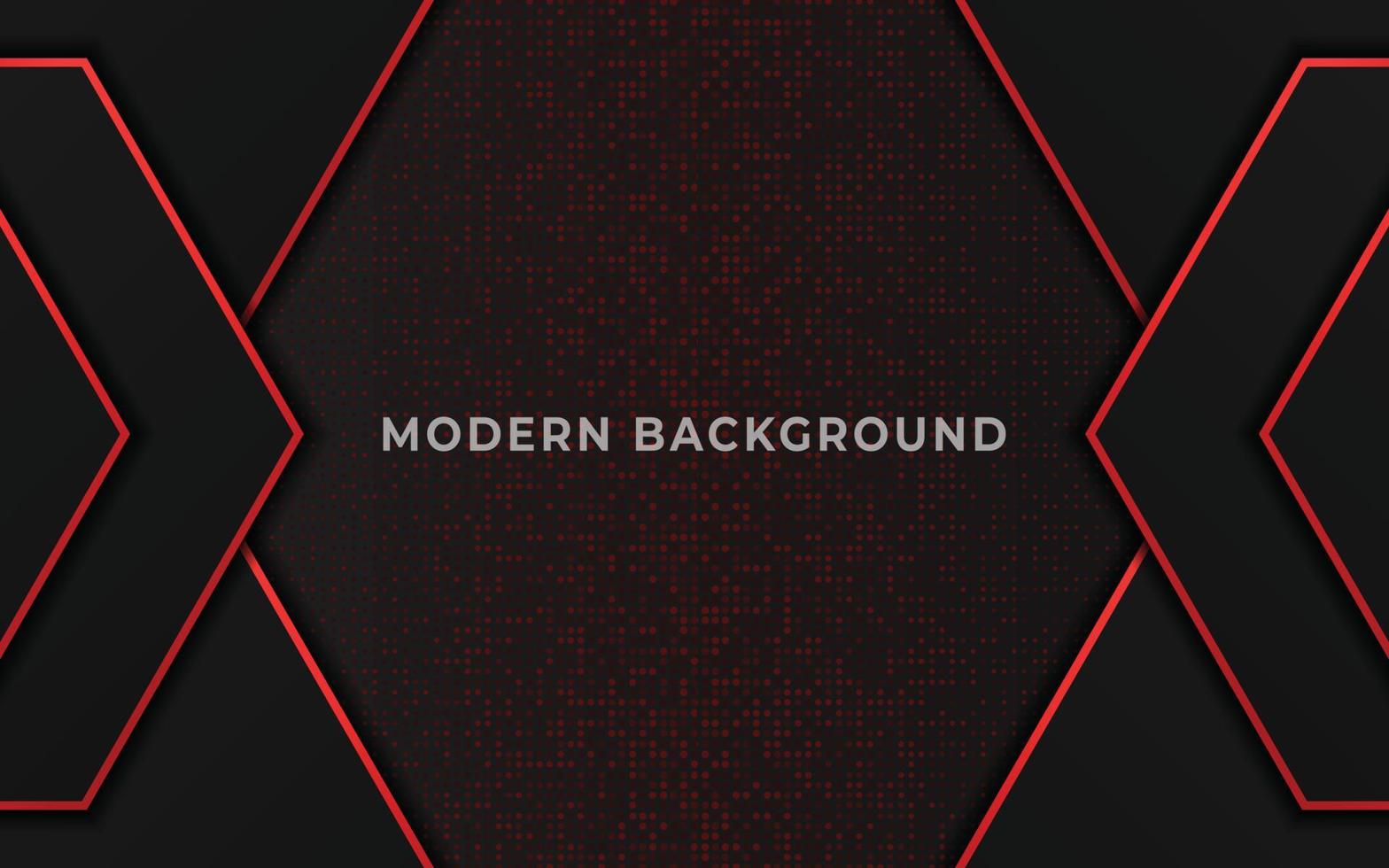 Elegant dark luxury background with red shiny and glitter element vector