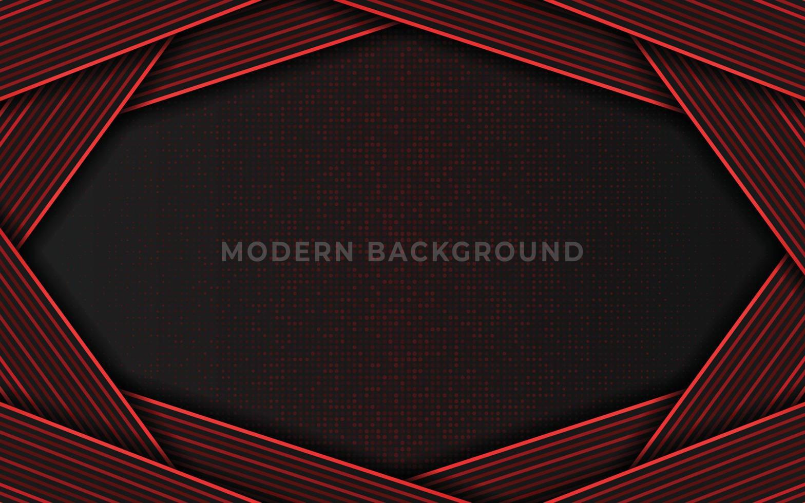 Elegant dark luxury background with red shiny and glitter element vector