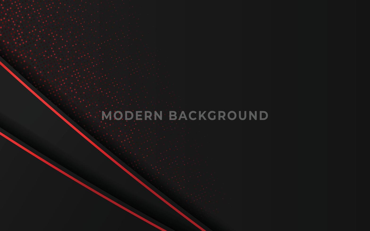 Elegant dark luxury background with red shiny and glitter element vector