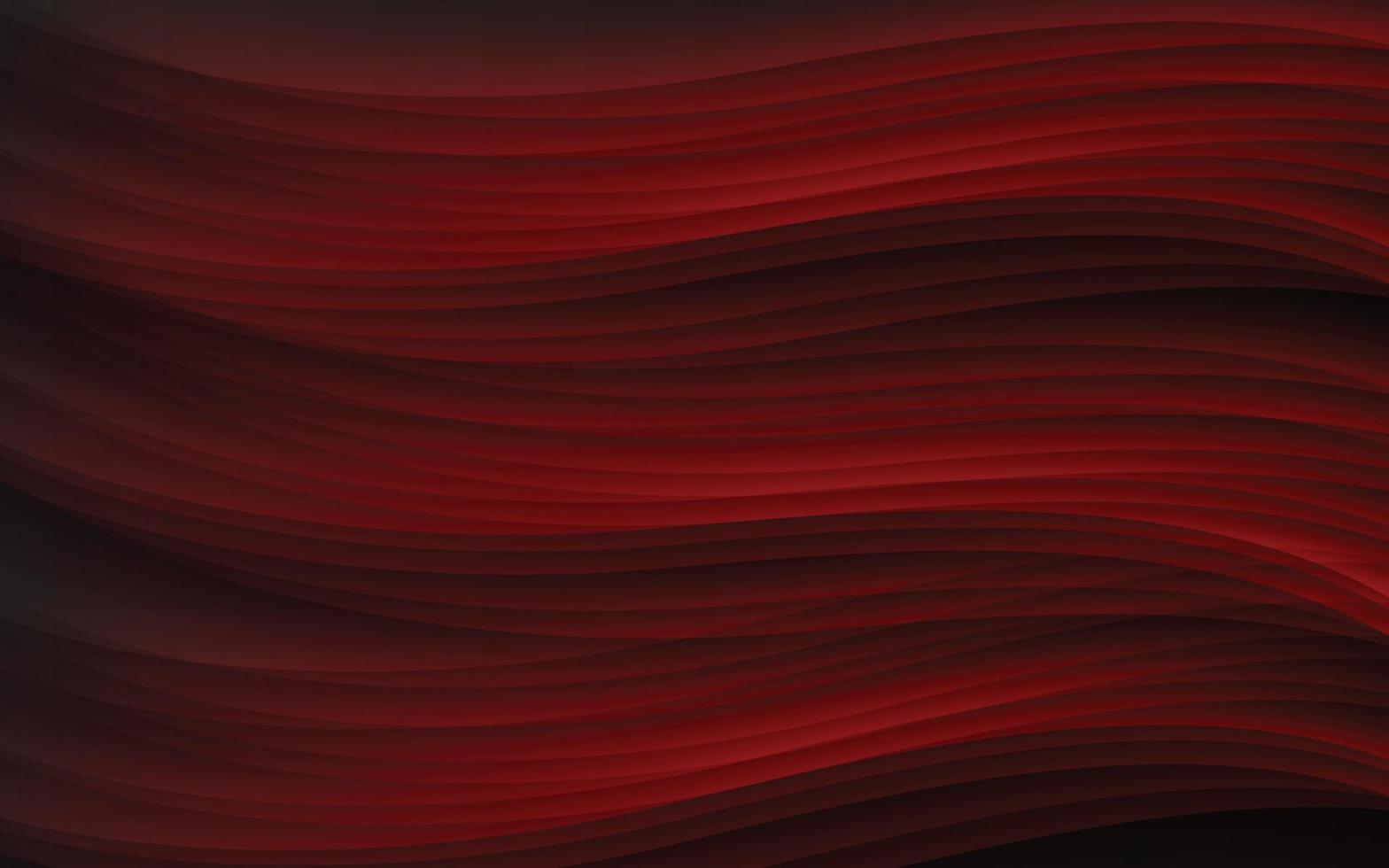 Abstract Red Background with Waves vector