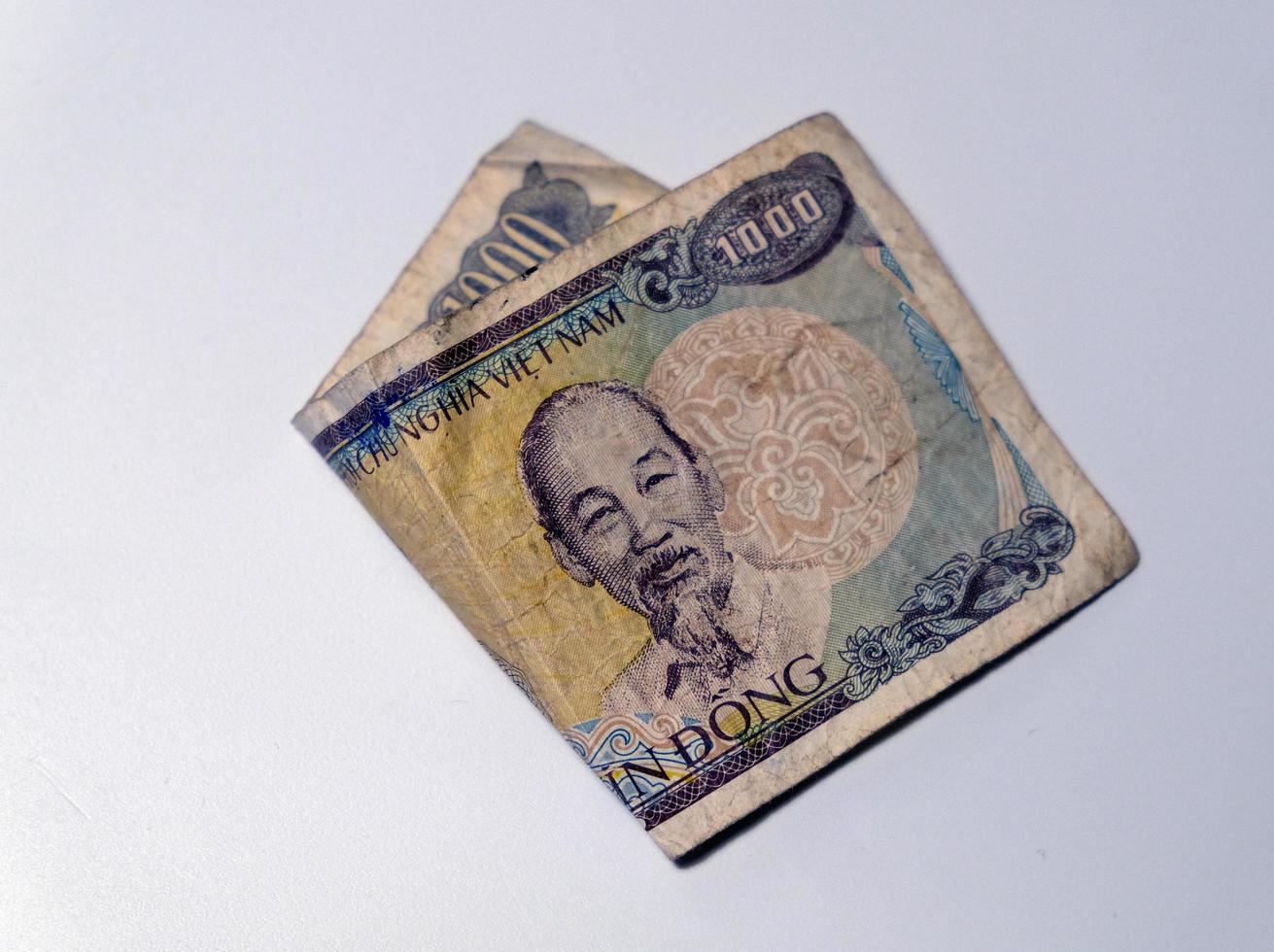 Vietnamese dong. Vietnamese currency. photo