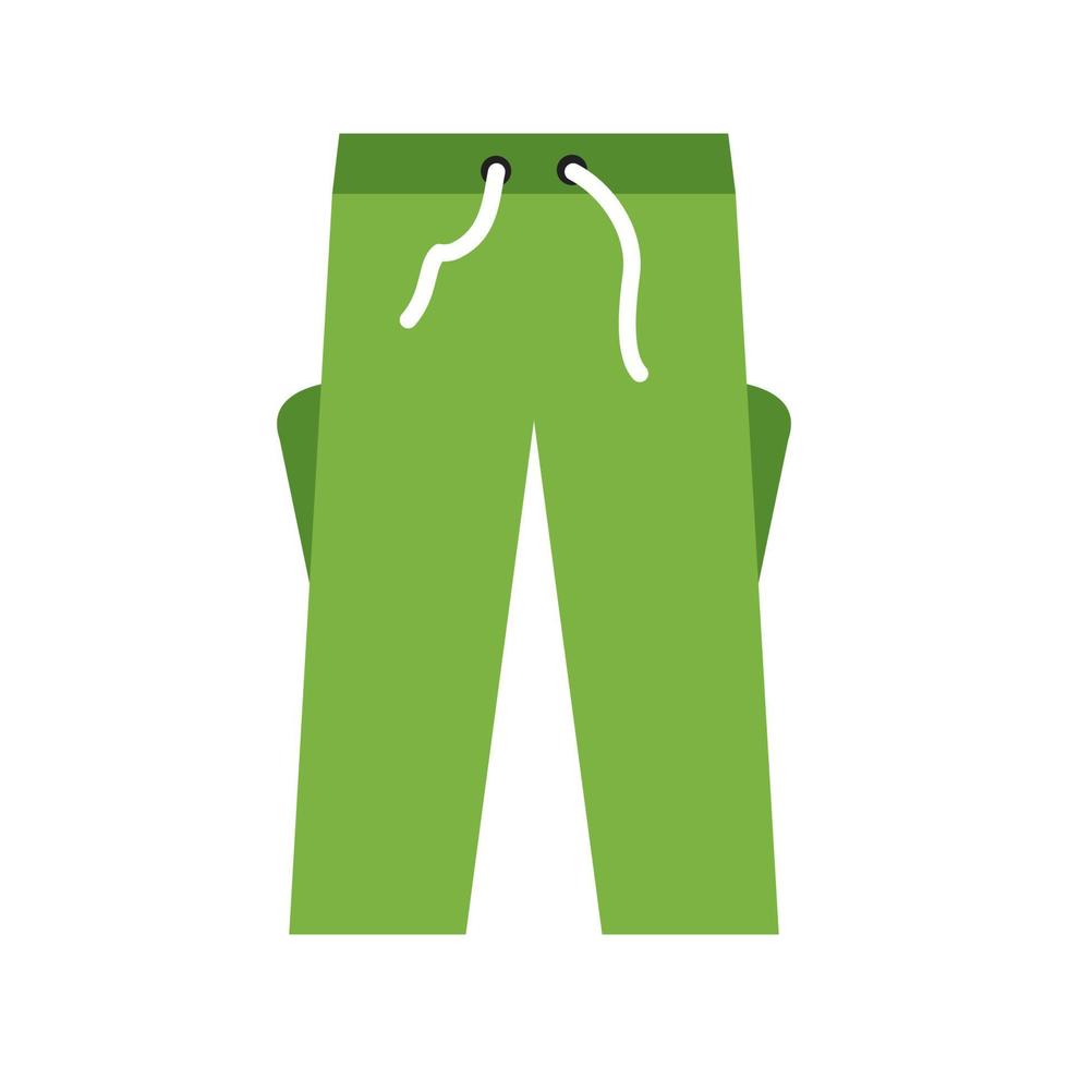 Trousers Flat Color Icon vector
