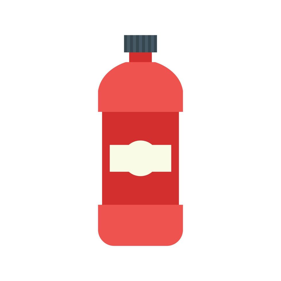 Detergent Bottle Flat Color Icon vector