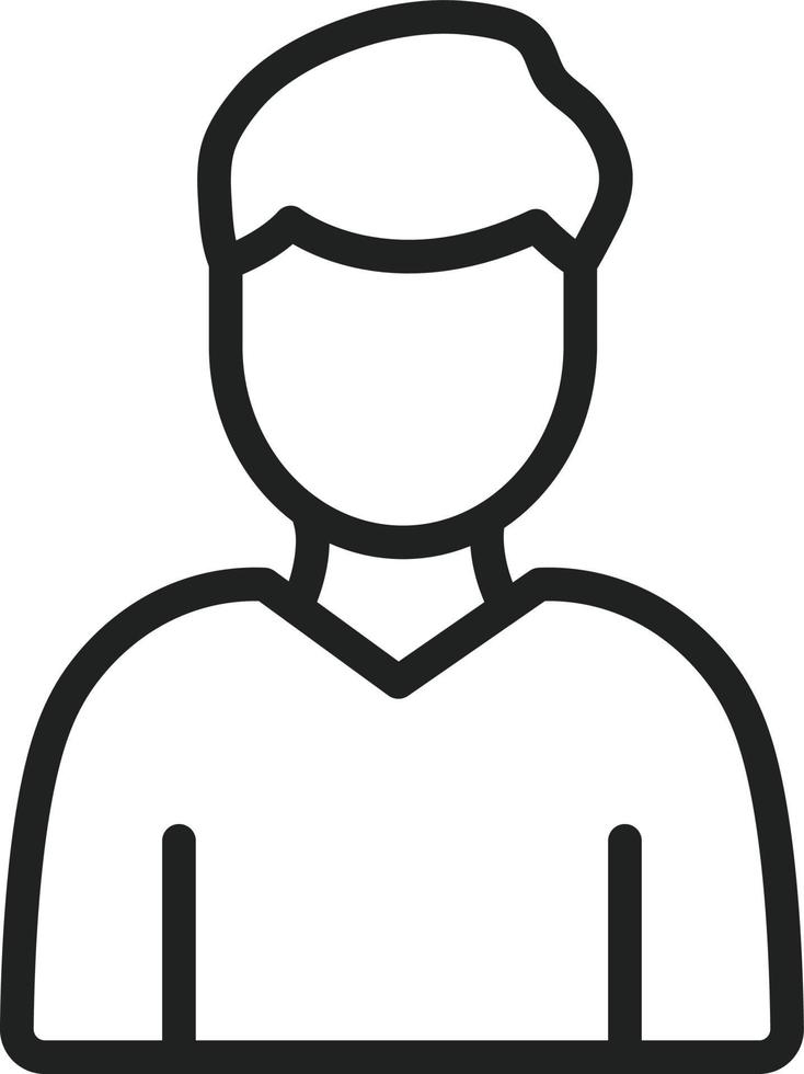 Candidate Line Icon vector