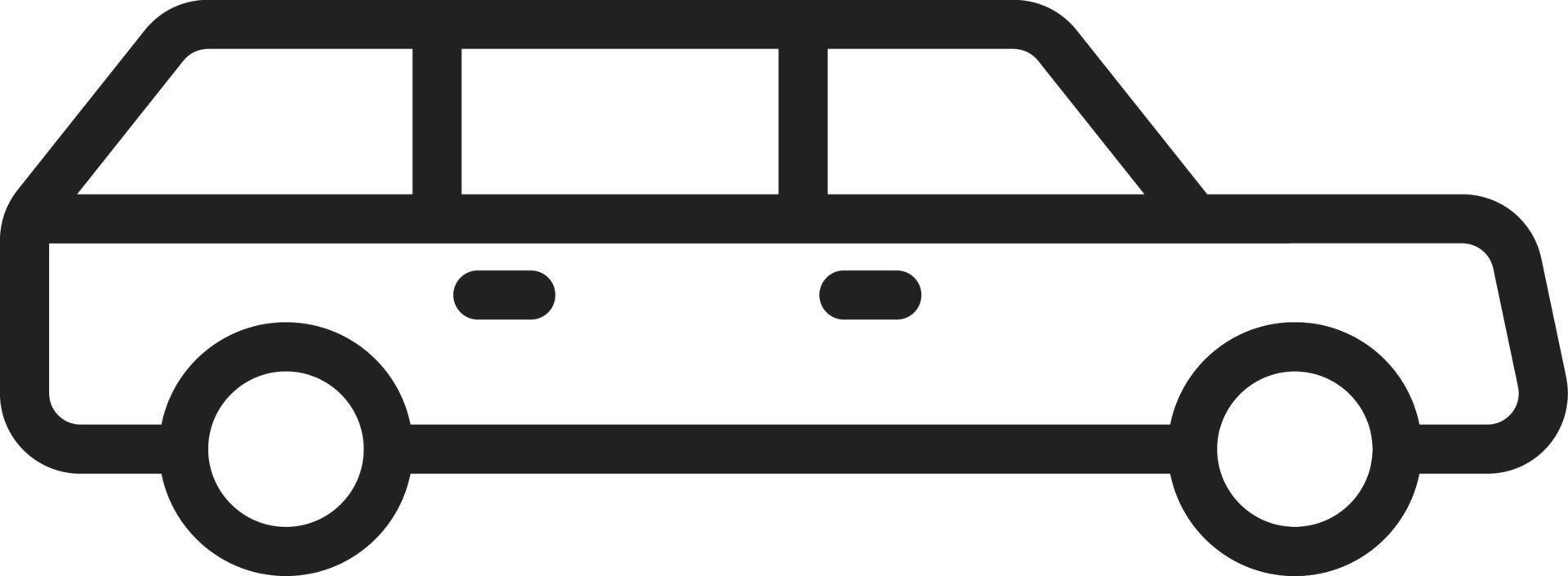 Limousine Line Icon vector