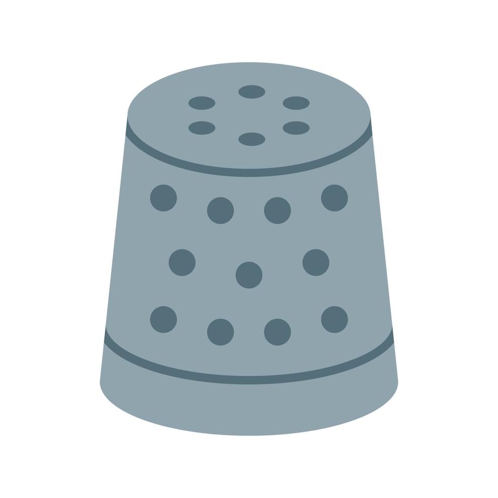 Thimble Flat Color Icon vector