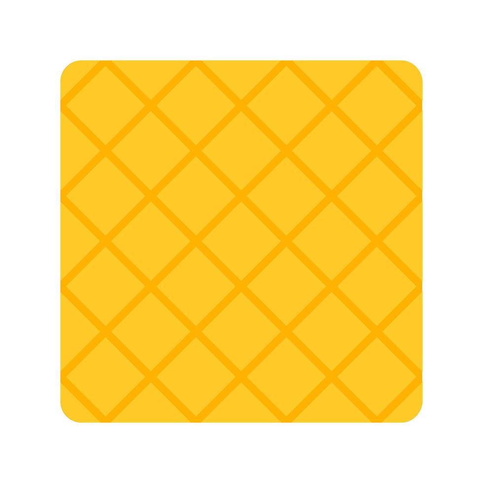Scrubbing Cloth Flat Color Icon vector