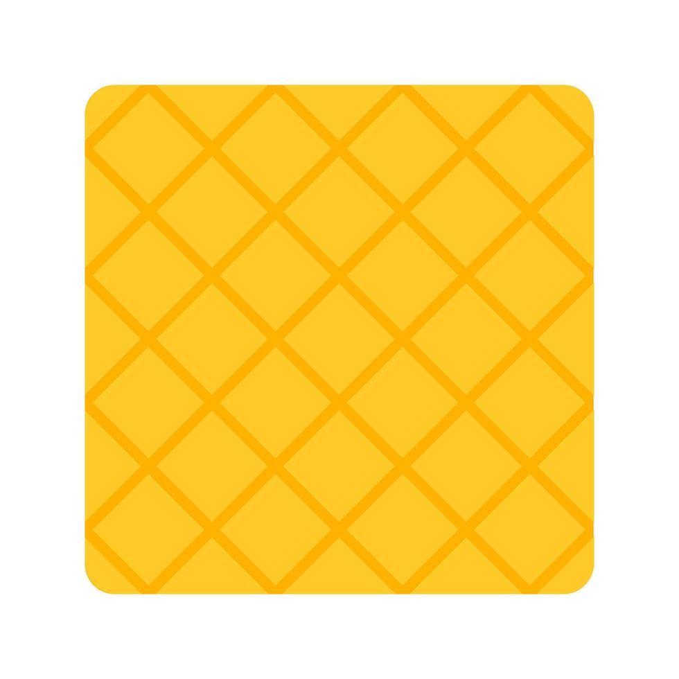 Scrubbing Cloth Flat Color Icon vector