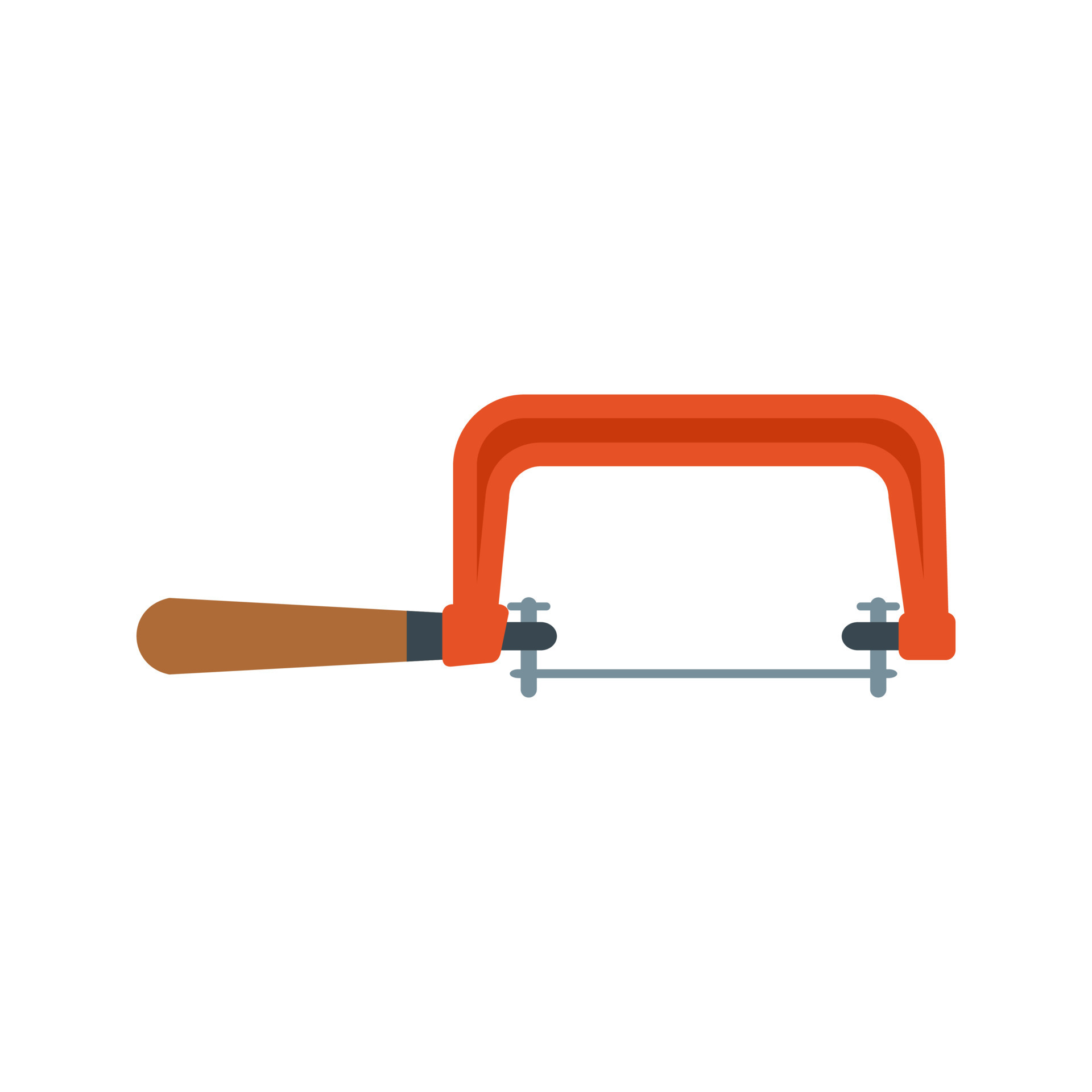 Coping Saw Flat Color Icon 7316214 Vector Art at Vecteezy