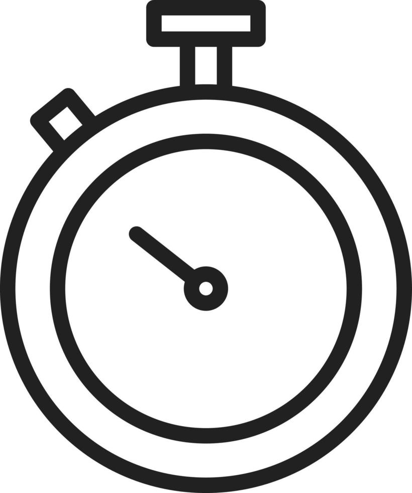 Chrono Line Icon vector