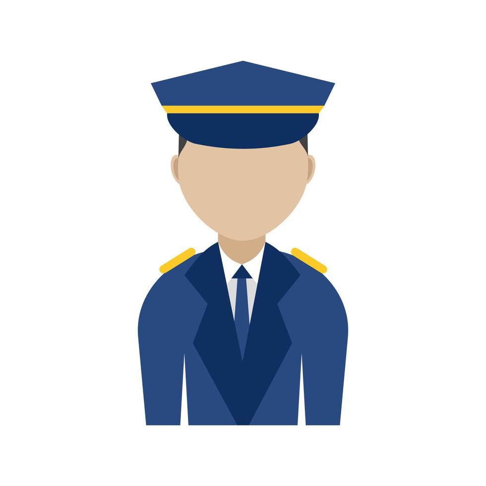 Airport Security Flat Color Icon vector
