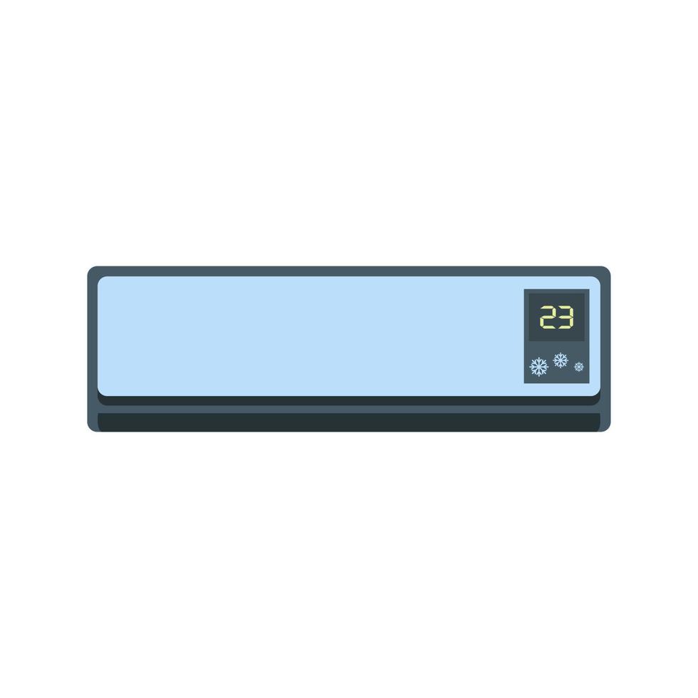 Air Conditioner Flat Color Icon vector