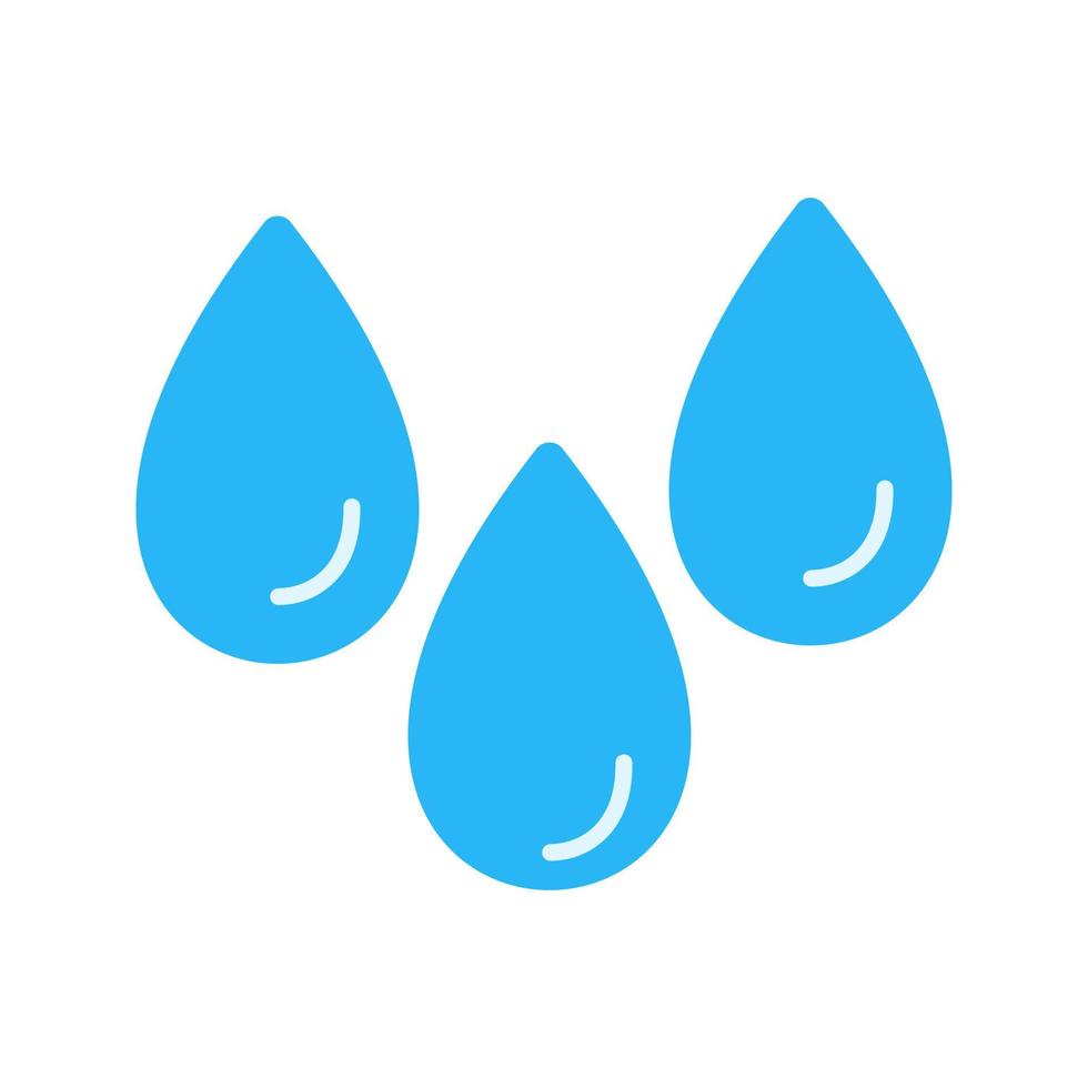 Humidity Flat Color Icon vector