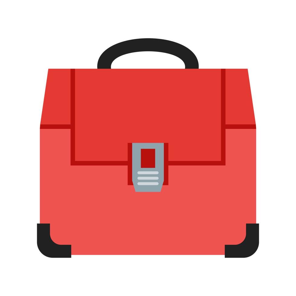Toolbox Flat Color Icon vector