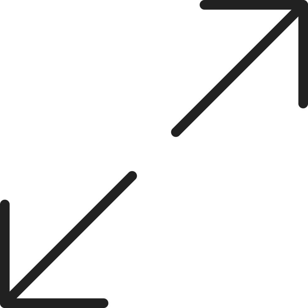 Expand Line Icon vector