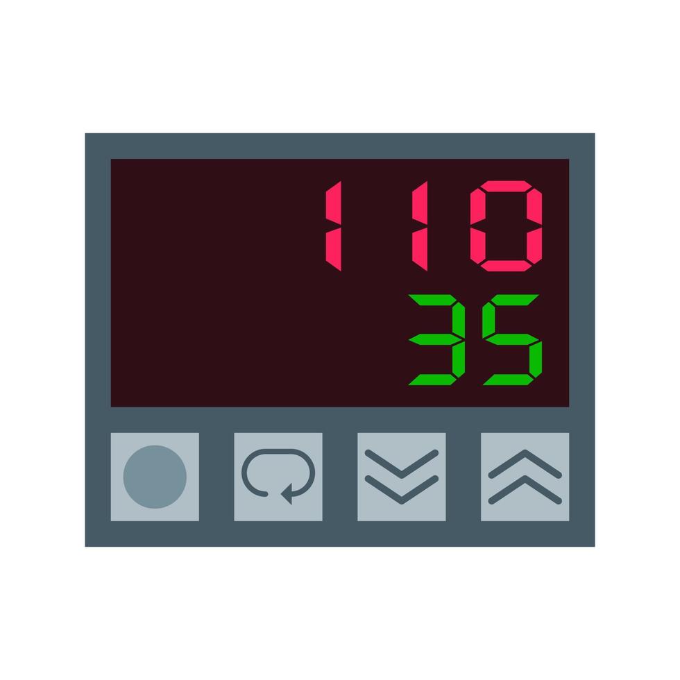 Thermoregulator Flat Color Icon vector