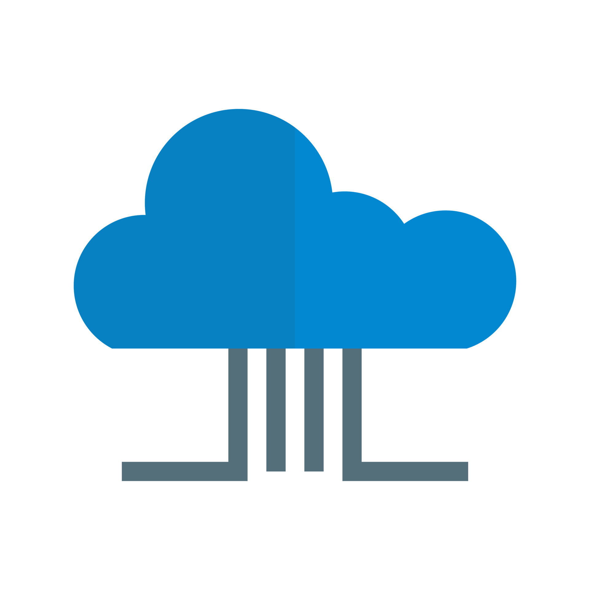 Cloud Based Architecture Flat Color Icon 7316707 Vector Art at Vecteezy