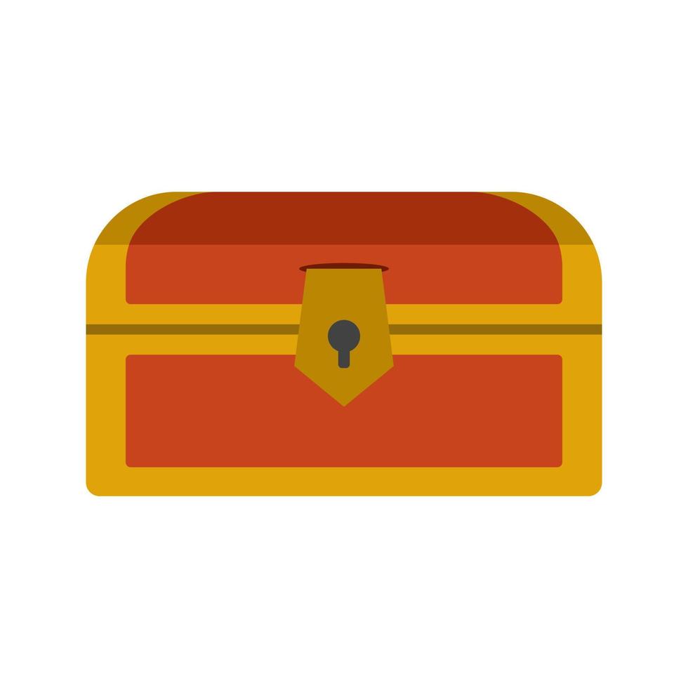 Treasure Chest I Flat Color Icon vector