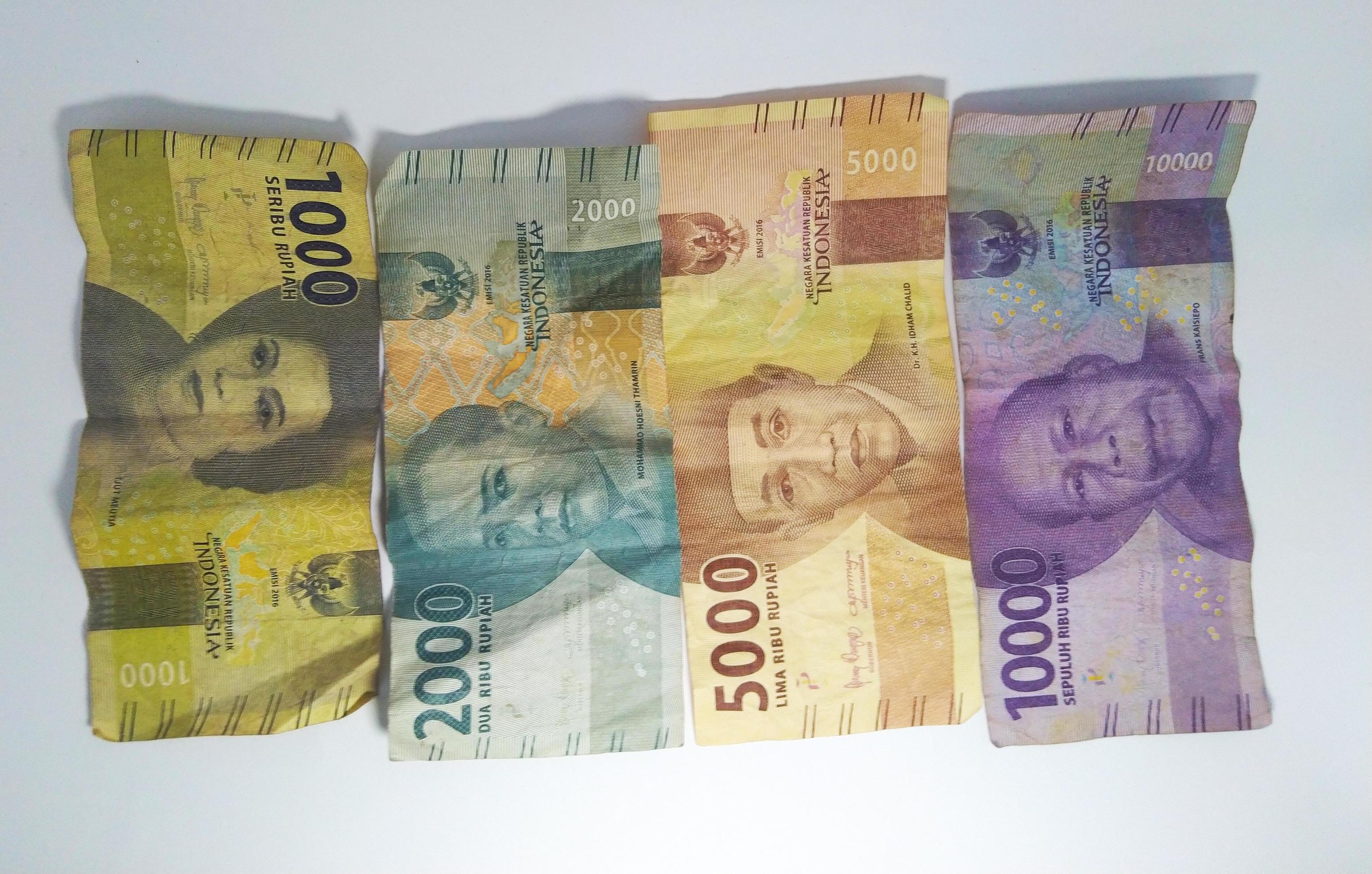 Indonesia Money Rupiah 500 1000 2000 5000 And 10000 Indonesian 