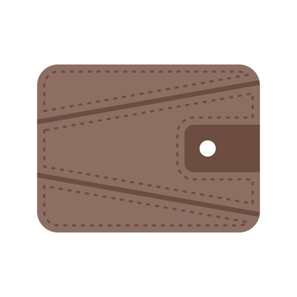 Wallet Flat Color Icon vector