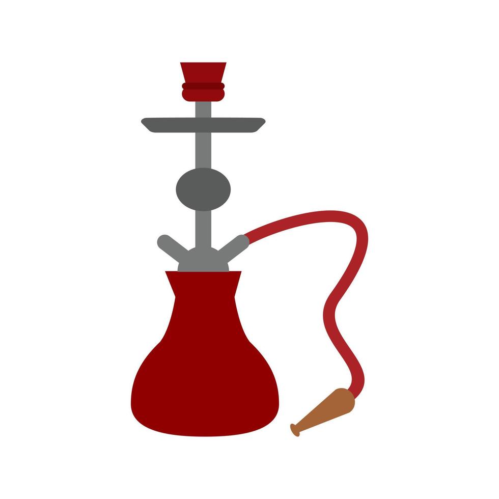 icono de color plano de la cachimba vector