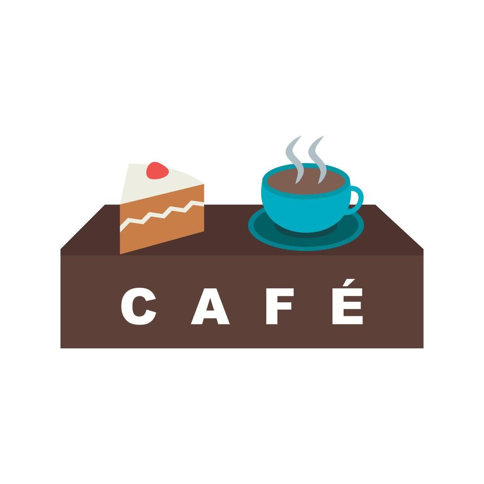 Drinks Cafe Flat Color Icon vector