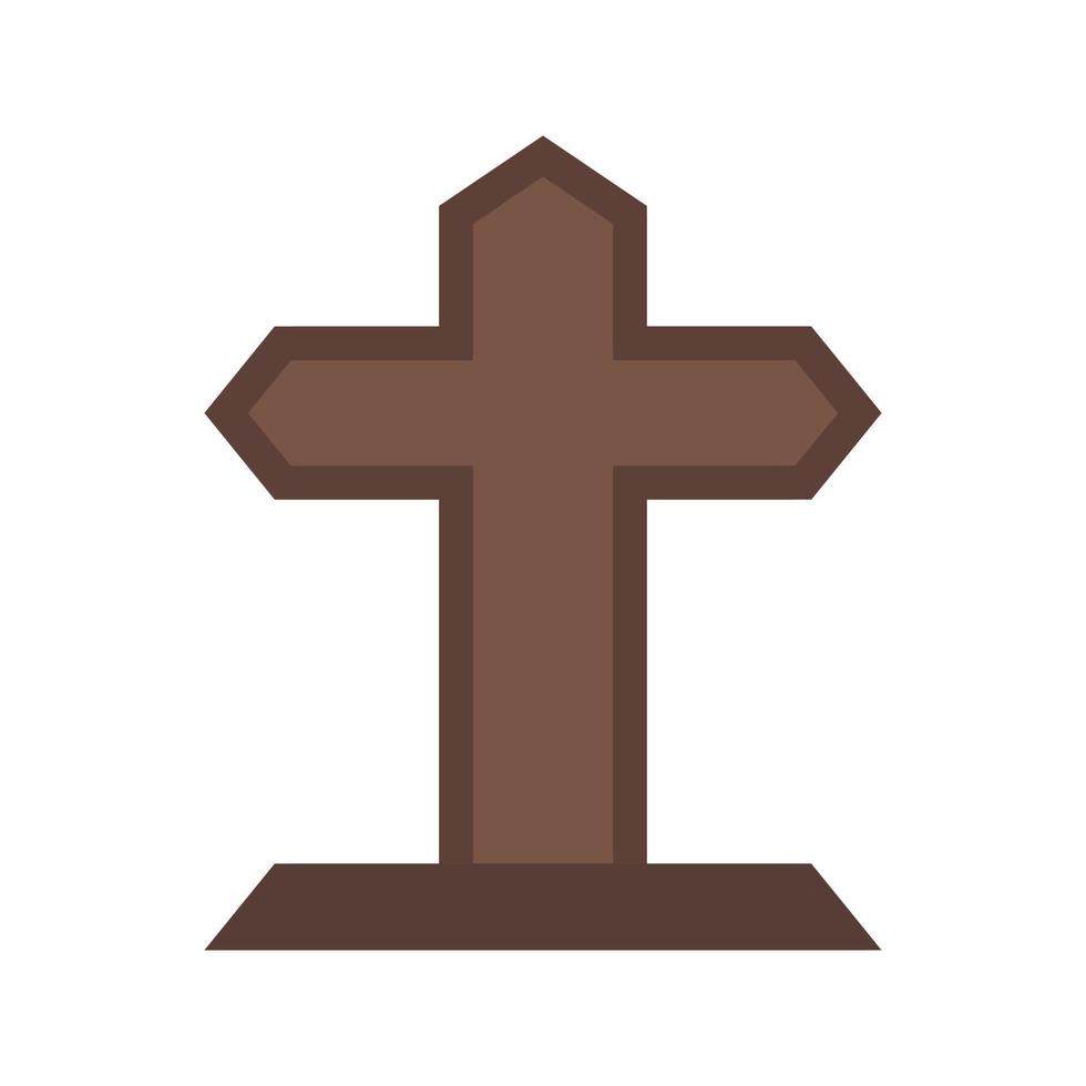 Grave II Flat Color Icon vector