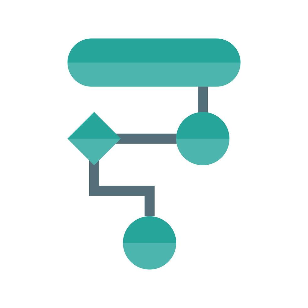 Design Algorithm Flat Color Icon 7317072 Vector Art at Vecteezy