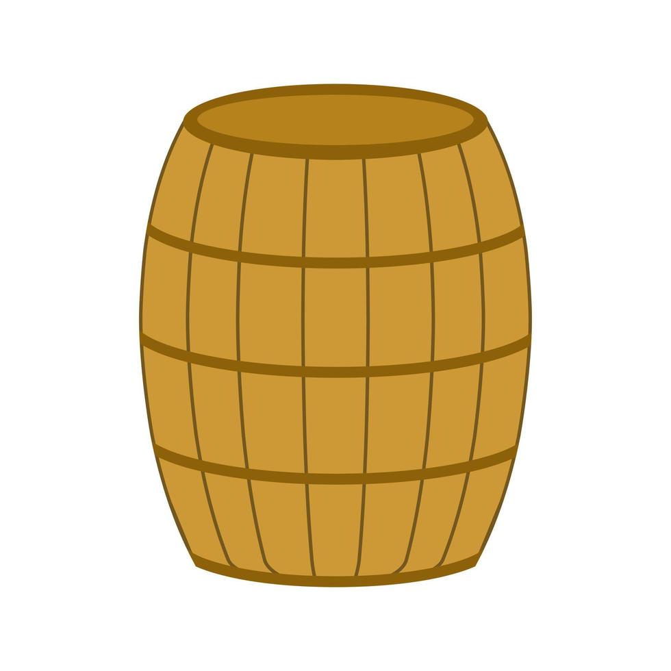 Barrel Flat Color Icon vector