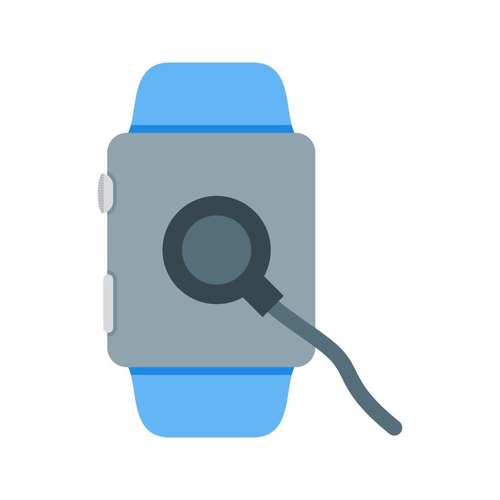 Charger Connected Flat Color Icon vector