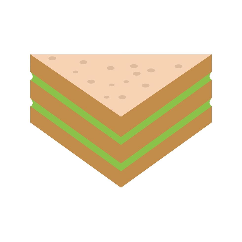 Sandwich Flat Color Icon vector