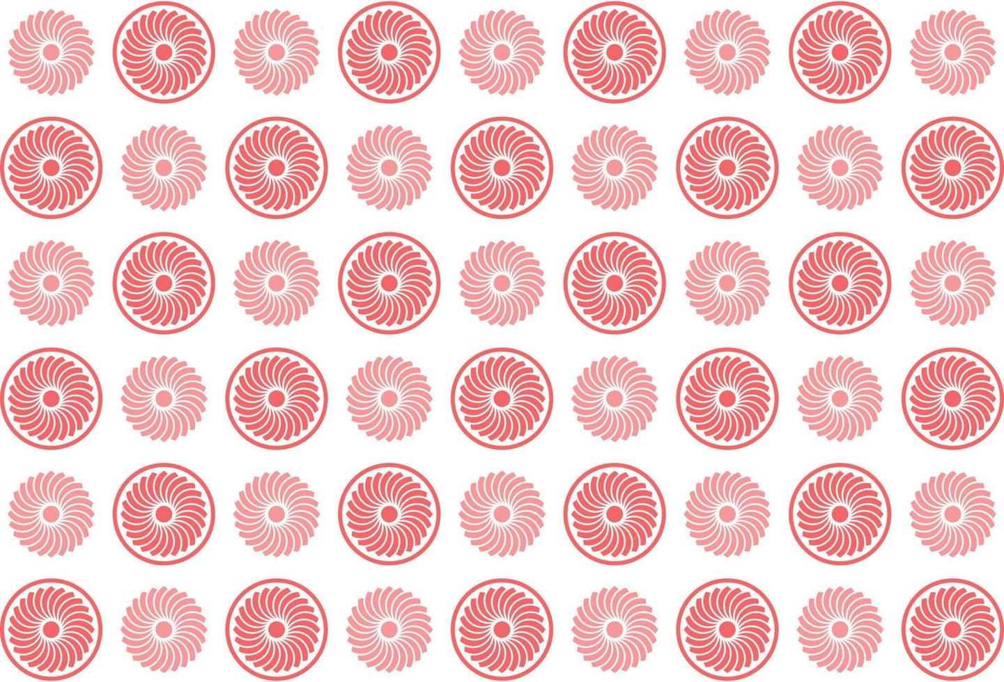 Abstract pink flower seamless pattern vector